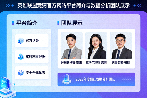 英雄联盟竞猜官方网站实时数据分析模型与团队评测现场展示